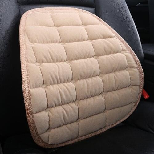 Car Lumbar Support for Car Seat Driver Universal Comfy Durable Winter Warm Lumbar Cushion