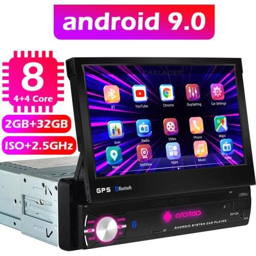 Android 9.0 1din 8 Core Car GPS Navigation Player 7'' Universa Car Radio WiFi Bluetooth MP5 1 DIN Multimedia Player NO DVD