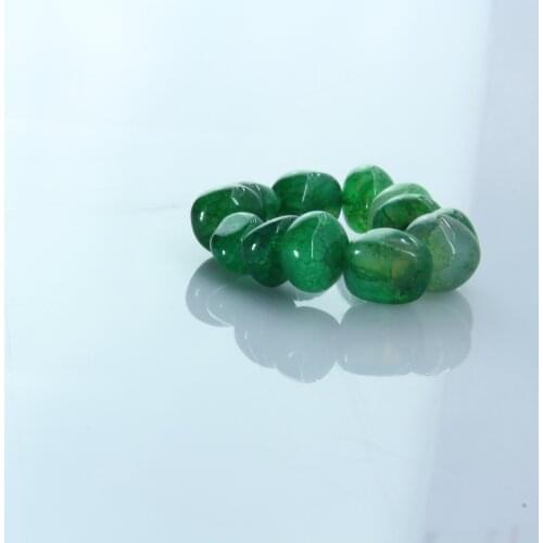 Free shipping natural crystal beads napkin ring dark green color ,napkin holder 12 pcs qn20101912