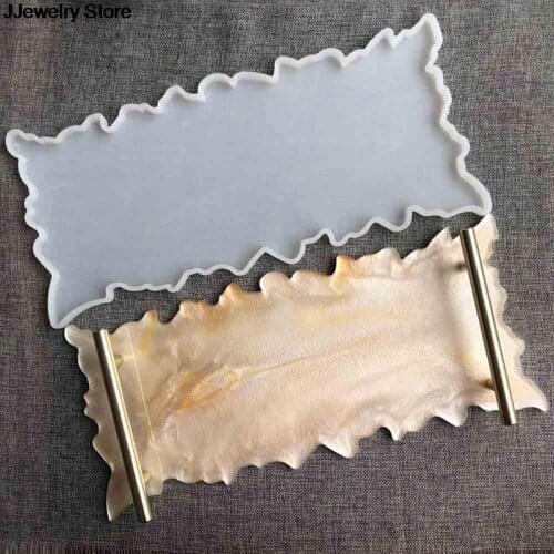 Large Silicone Tray Artist Mold Irregular Coasters Epoxy Resin Art Supplies Make Your Own Tray Epoxy Resin Molds NEW