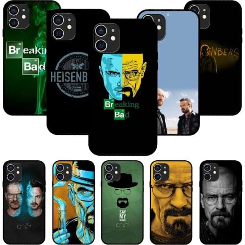 For iPhone 11 12 8 Plus Mini Pro X XR XS Max 4 5 7 6 6S 8 SE Phone Case Black Cover Funda Art Shell Breaking Bad American Tv