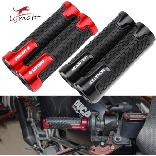 For Ducati MONSTER 695 696 796 620 400 600/M600 Monster620/M620 7/8 "Motorcycle Handlebar Grip Handle Bar Motorbike Grips End