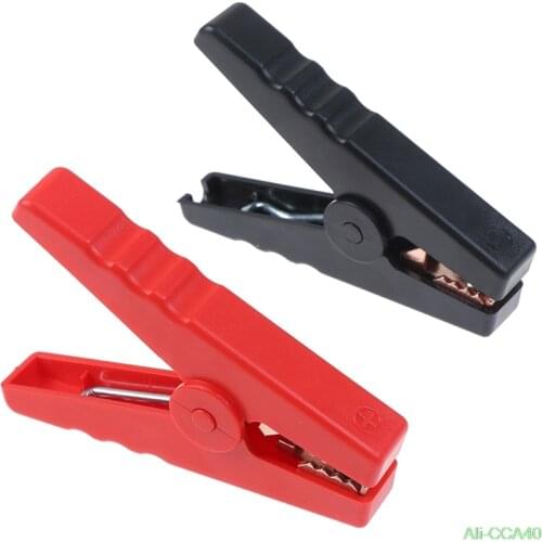 For Electric Project 90mm 100A Electrical Crocodile Alligators Car Battery Micro Insulated Clips Clamps Connectors