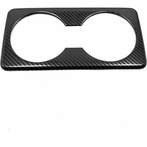 For Mazda 3 Axela 2019 2020 Stainless Steel Rear Seat Row Water Cup Decorative Cover Trim Frame Interior Car styling Accessories