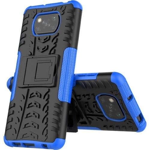 For POCO X3 NFC Case POCO F2 Pro Rubber Anti-Knock Hybrid Phone Cover For POCO F2 Pro M2 X2