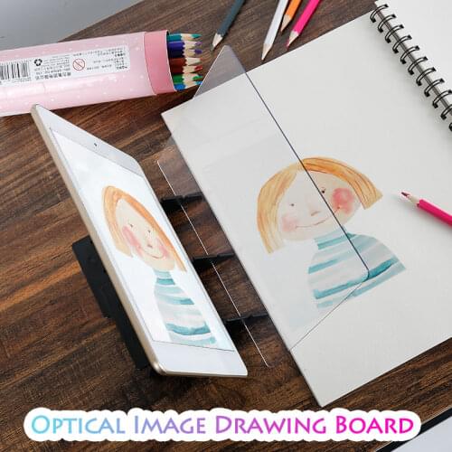 Drawing Board Optical Draw Projector Painting Tracing Board Sketch Art Tool Able Kids Drawing Toys Sketch Mirror Adjustable Toy