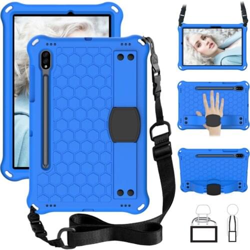 EVA Kids Safe Hand Strap Shoulder Stand Cover Case For Samsung Galaxy Tab S7 11"2020 SM-T870 T875 T870 SM-T875 Tablet Foam #R