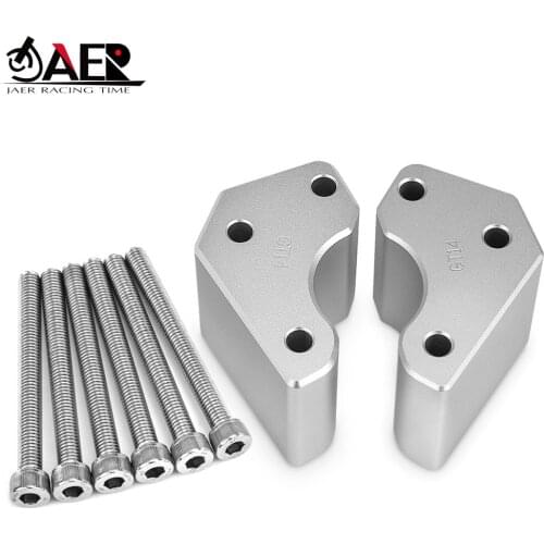 JAER Motorcycle Handlebar Risers Height up Adapters for Kawasaki GTR 1400 Concours 1400 2008-2019