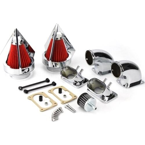 Chrome Motorcycle Air Cleaner Kit Intake Filter For Suzuki Boulevard M109 M109R 2006-2012 For Suzuki INTRUDER VZR 1800 2006 2007