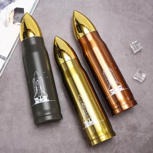 New 304 Stainless Steel Bullet Cup Outdoor Sports Portable Water Cup Office Commercial Coffee Milk Juice Cup