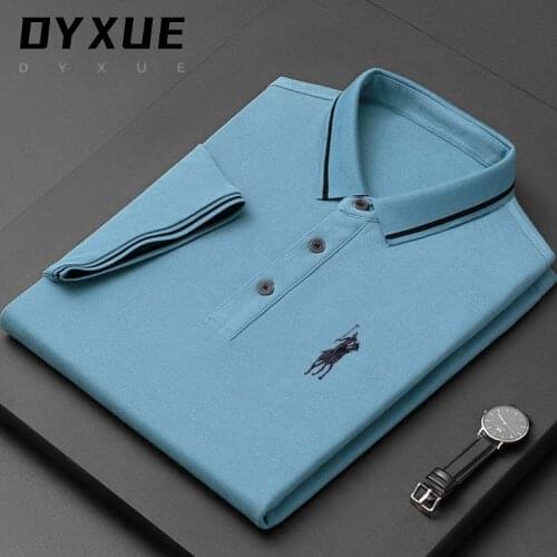 New Designer Top Grade Brand Polo Shirts Logo Summer Mens With Short Sleeve Turn Down Collar Casual Tops Fashions Men Clothing