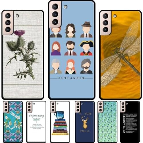 Outlander Silicone Case For Samsung Galaxy S21 S20 FE S8 S9 S10 Plus Note 10 9 Note 20 Ultra Coque