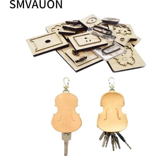 SMVAUON Keychain Wood Die Cutting Diy 2021 Guitar Hanging Parts Mold Suitable For Die Cutting Machine
