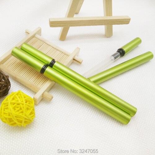 10pcs/lot 40pcs/lot Green Elegant Empty Cosmetic Eyeliner Packing Tube,Eyelashes Growth Liquid Storage Bottle,Empty Eyeliner Pen