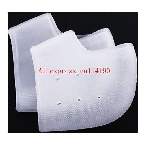 300pairs/lot Foot Chapped Care Tool Moisturizing Gel Heel Socks Cracked Skin Care Protector Pedicure Health Monitors Massager