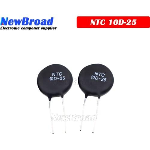 5pcs NTC Thermistor Resistor NTC 10D-25 Thermal Resistor