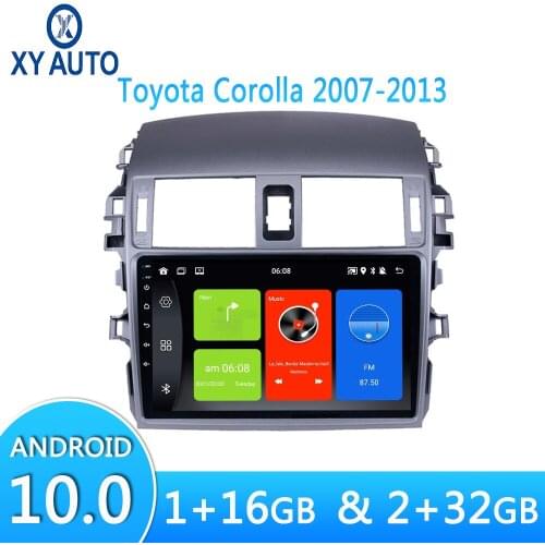 9 Inch Android 10 Car Radio Multimedia Player GPS WiFi Navigation System For Toyota Corolla 2007 - 2013 Audio Stereo Accessories