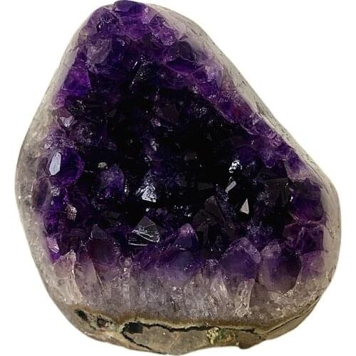 High quality Uruguay stone amethyst geode crystal quartz cluster home decor display amethyste pierre naturelle
