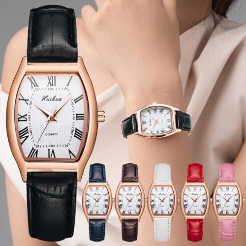 Leather Womens watches Luxury woman watch Fashion Clock Gift Ladies Watch Rectangle Branded Quartz wristwatch Gifts for women