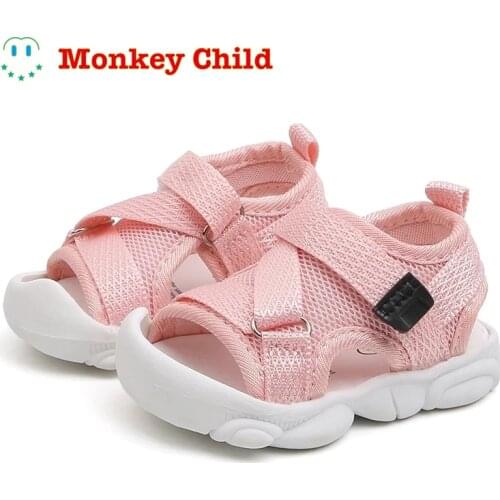 Children 0-4 Years Toddler Infant Kids Baby Girl Boys Unisex Breathable Sandals Anti Slip Crib Shoes Beach Shoes Childrens Sand