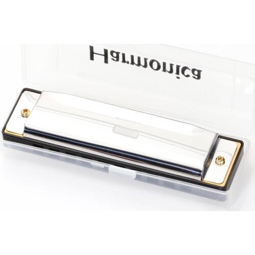 10-Hole Diatonic Harmonica Silver Blues Diatonic Harp Harmonicon Rock Folk Musical Instrument Accordion Diatonic Harps