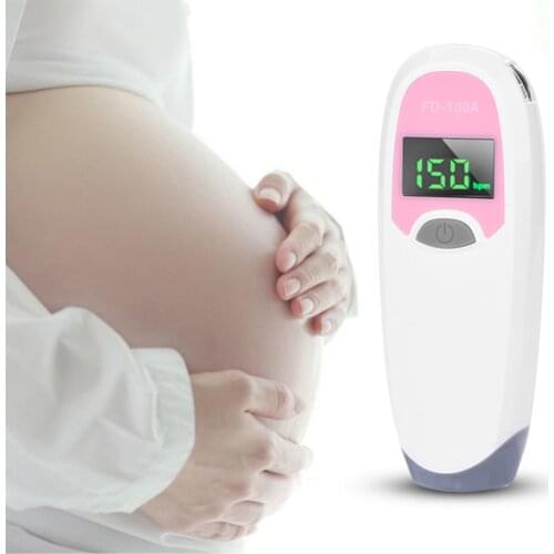 Home Doppler Fetal Heart Rate Stethoscope Portable Baby Heart Rate Detector Pregnant Women Ultrasonic Doppler Fetal Monitor