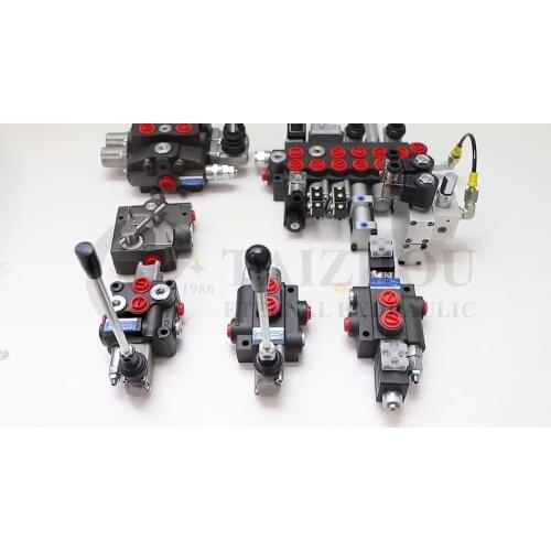 Customized Hydraulic 3 Valve Remote Control For Tractor Farm, 3 4 5 Manual Hydraulic Directional Joystick Control Valve