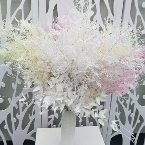 Artificial Flower Rime Grass Misty Pine Fabric Simulation Flower Photo Prop Wedding Party Home Table Decor Accessories