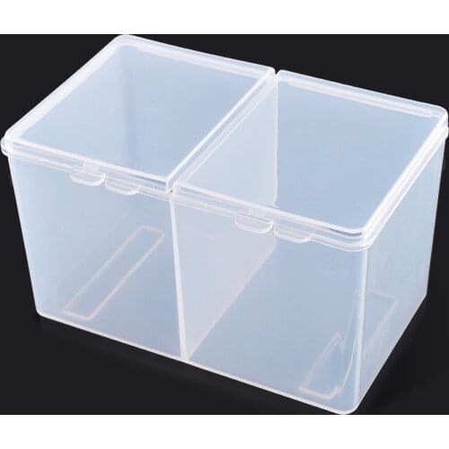 Remover Paper Makeup Cotton Pad Storage Box Rhinestone Nail Art Tools Container