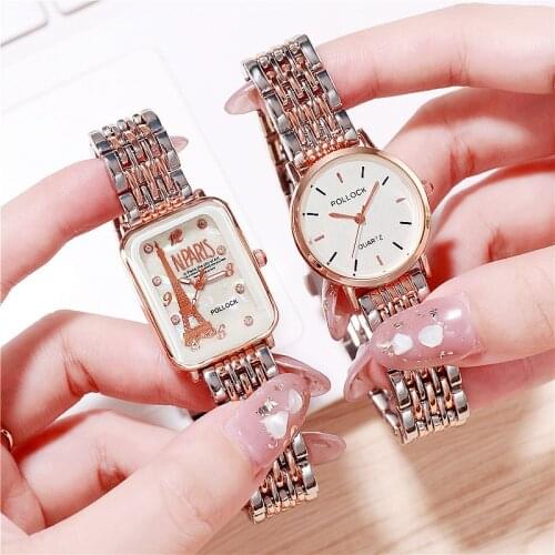 Fashion Quartz Watch Steel Belt Watch Womens Watch Fashionable and Simple, Casual Womens Watch Quartz Watch