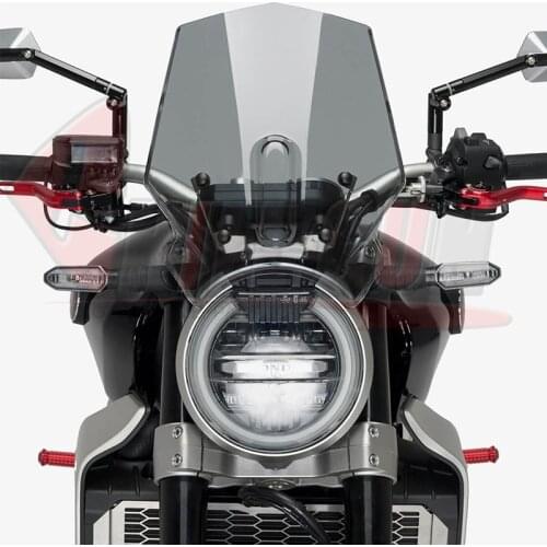 Motorcycle Cafe Motor Windshield WindScreen Deflector Visor Viser For HONDA CB1000R NEO Sports Cafe CB 1000 R 2018 CB-1000R 18