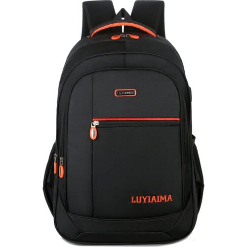 Mens backpack Unisex Waterproof Oxford 15 Inch Laptop Backpacks Casual Travel Boys Student School Bags Large Capacity Hot Sale