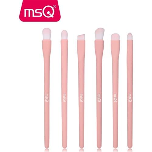 MSQ Eyeshadow Brush 6PCS Makeup Brushes Set Blending Eyebrow Lip Detail Eye shadow Brush Beauty Cosmetic Make Up Tool Kits