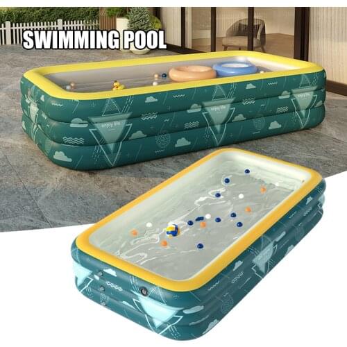 Inflatable Swimming Pool with Automatic Inflation Large Capacity Storage Wear-Resistant For Outdoor Piscina Infantil бассейн