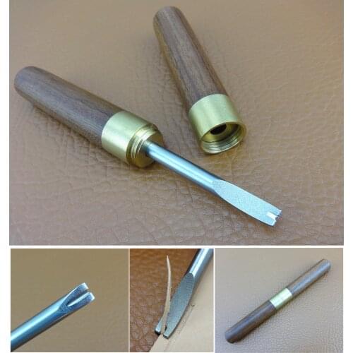 One 1.0mm Leather Craft Edge Beveler Skiving Skiver Edger DIY Tool - Sewing Stitching Carving Stamping Knife Cutter Punch Chisel