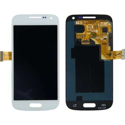Original Super AMOLED For SAMSUNG GALAXY S4 Mini Touch Screen Digitizer Assembly i9190 i9195 i9192 LCD Display With Frame