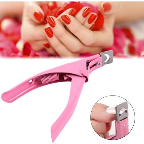 Professional Nail Art Clipper Special type U word False Tips Edge Cutters Manicure Clipper Cutter UV Gel False Nail Tips Tool