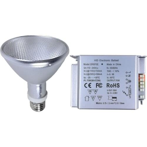 Reptile UVB UVA Heat Lamp HID Bulb+Ballast New Pet Lamps 35/50/70/W Health Care Lamp For Reptiles Lizard Snake Tortoise