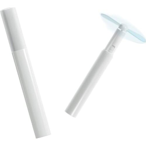 Hand-held Pocket Pen Shape Mini Fan Portable Travel Wind Blower Air Cooler Battery