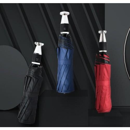 Folding Windproof Automatic Umbrella Mens And Womens Universal Anti-UV Portable Outdoor Umbrellas Automatic Quality