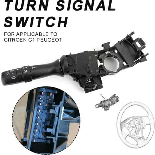 6253A0 Turn Signal Indicator Light Switch Stalk For Peugeot 107 Citroen C1 Signal Lamp Switch Stalk Accessories