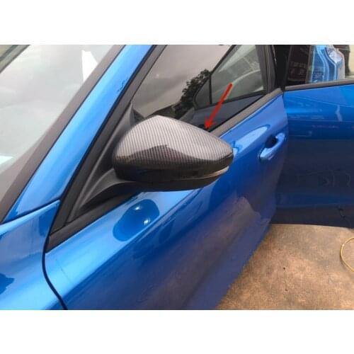 For Ford focus 2012-2020 High-quality ABS Chrome rearview mirror decoration cover anti-rub protection car accessories