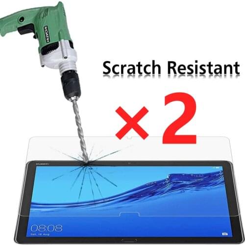 2pcs Tempered Glass for Huawei MediaPad M5 Lite 10.1 Inch Screen Protector 9h Tablet Protective Film for Huawei M10 10.1"
