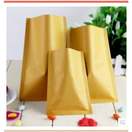 10cm*15cm,100pcs/lot,kraft bag without the zipper heat seal kraft bag for food Can be sealed with a manual heat sealer