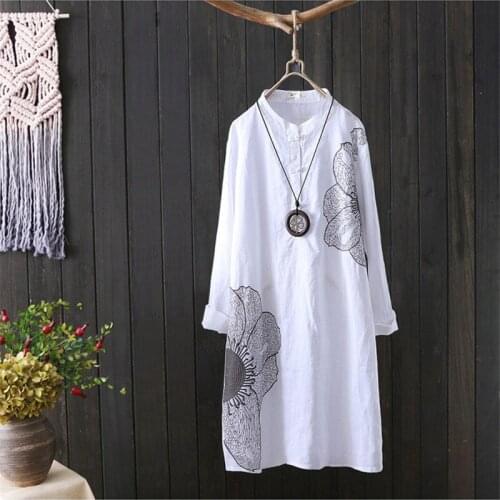 2021 Loose Maternity Blouse Long Sleeve Nursing Shirt Fashion Embroidery Pregnant Women Breastfeeding Blouse Pregnancy Clothings