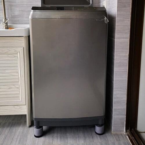 8cm 4pcs Anti Vibration Washer Feet Pad Universal Washing Machine Anti-Skid Roller Kit Furniture Lifting Foot Base