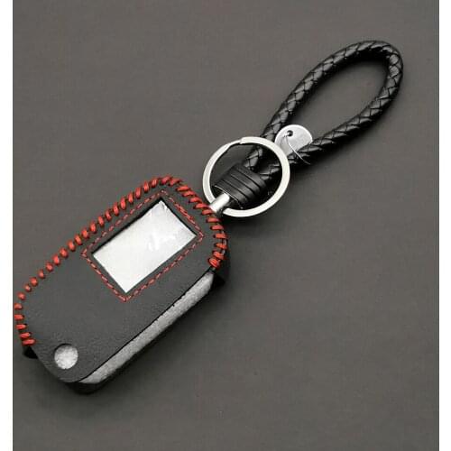 A9 Carrying 100% Leather Key Case for Starline A9 A6 A8 A4 Uncut Blade Fob Cover Folding Car Flip Remote