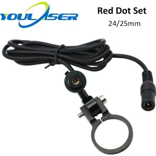 YOULASER Diode Module Red Dot Device Positioning DC 5V for DIY CO2 Laser Engraving Cutting Head