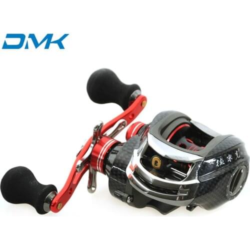DMK 210g 6.3:1 12BB Baitcasting Fishing Reel 4.5kg Max Drag 10/195, 12/165, 14/125 LB Moulinet Mouche Feeder Coil Moulinet Peche
