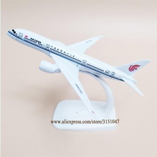 Alloy Metal Air China B787 Airlines Airplane Model China Boeing 787 Airways Plane Model Aircraft Kids Gifts 16cm